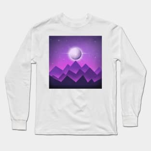 Purple Space Dreams Long Sleeve T-Shirt